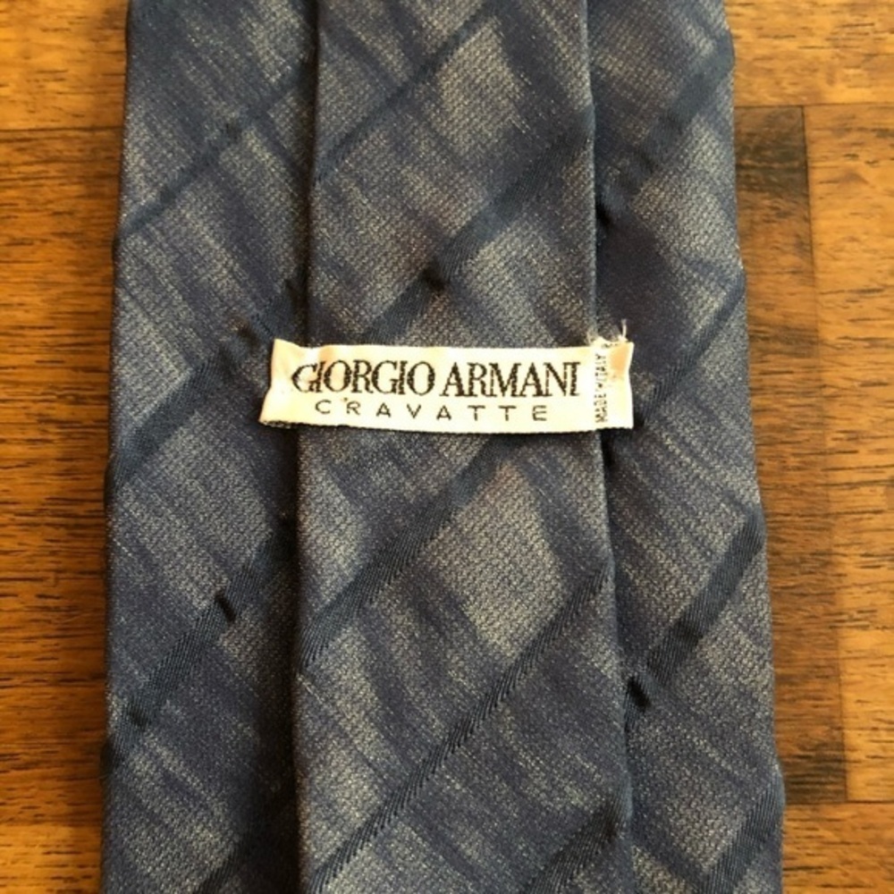 Giorgio Armani Classic Blue Tie